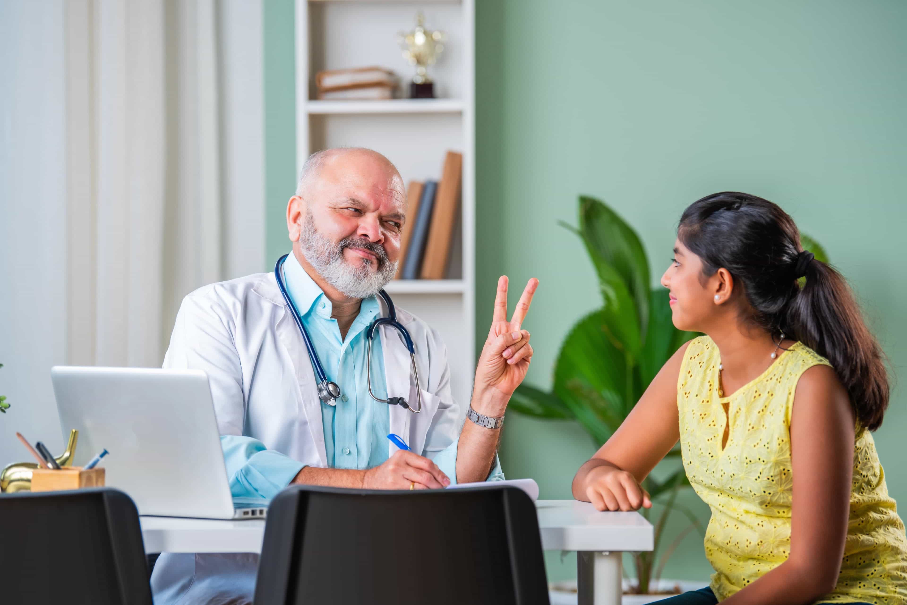 Team of healthcare professionals collaborating in a modern office