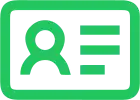Icon representing information registration no
